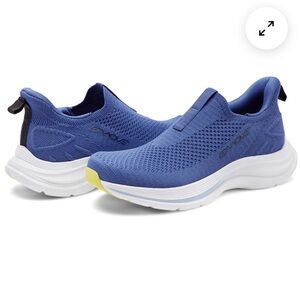 Easy Spirit Denise Austin Easyspace 2 Blue Slip-On Sneakers Size-9 W NWT